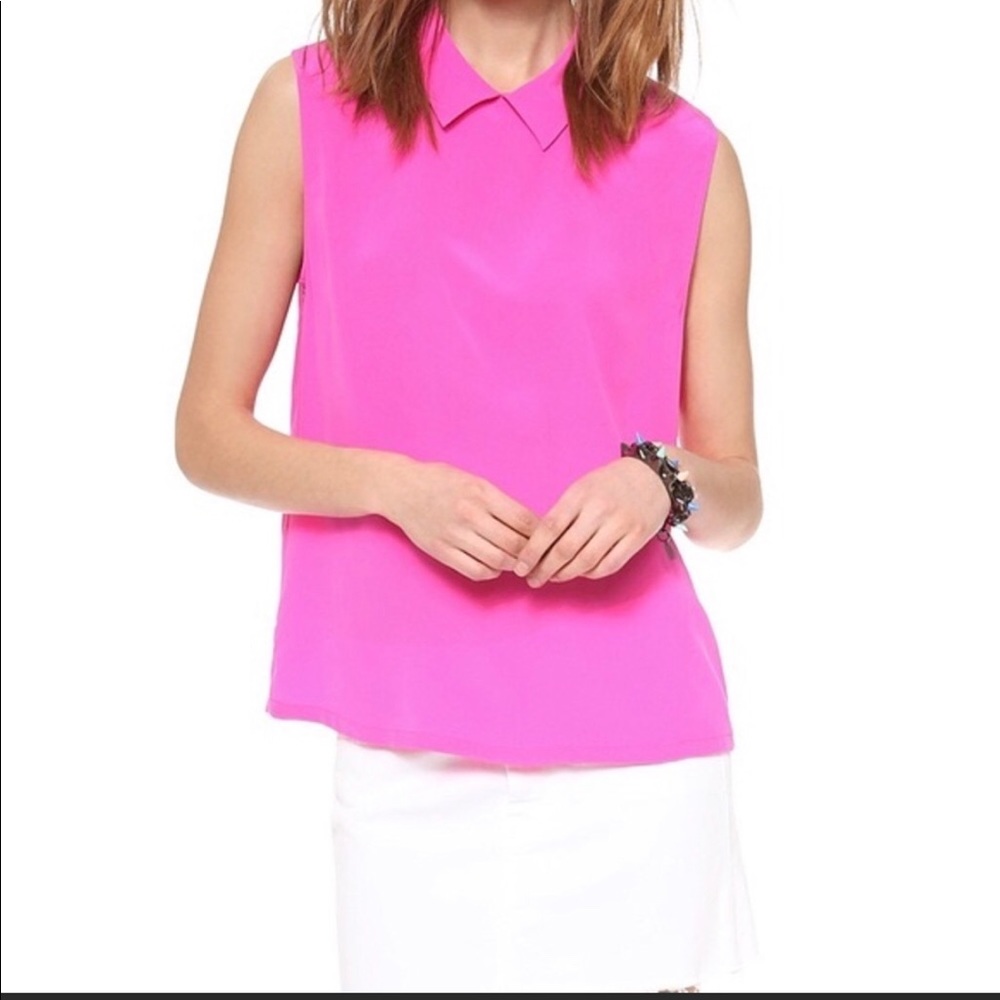 Pink Equipment Silk Shirt